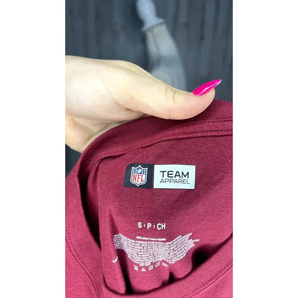 NWT‎ NFL Washington Football Team Men's Red T-Shirt Size Small Short Sleeve - Picture 5 of 5